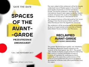 Conference_Spaces of the Avant-garde_13-14.,11.2017